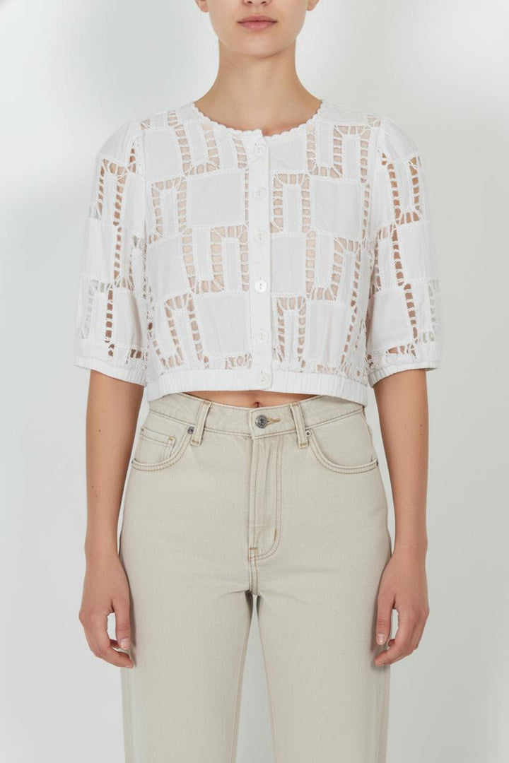 Blouse Blanche - Taille XS/34 de la marque ba&sh | PARAD100919 - Vendu par Paradigme - Image 1