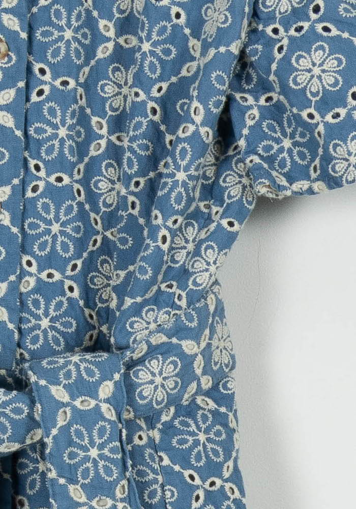 Robe Chemise Bleue et Blanche - Taille S/36 de la marque Sézane | PARAD100922 - Vendu par Paradigme - Image 3