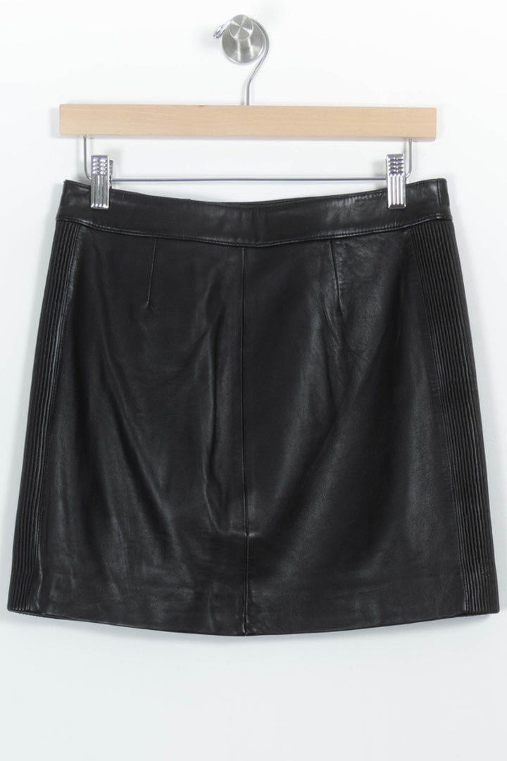 Jupe Courte Noire - Taille S/36 de la marque The Kooples | PARAD100926 - Vendu par Paradigme - Image 4