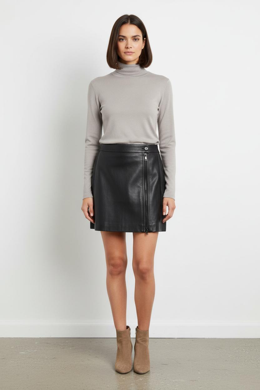 Jupe Courte Noire - Taille S/36 de la marque The Kooples | PARAD100926 - Vendu par Paradigme - Image 1