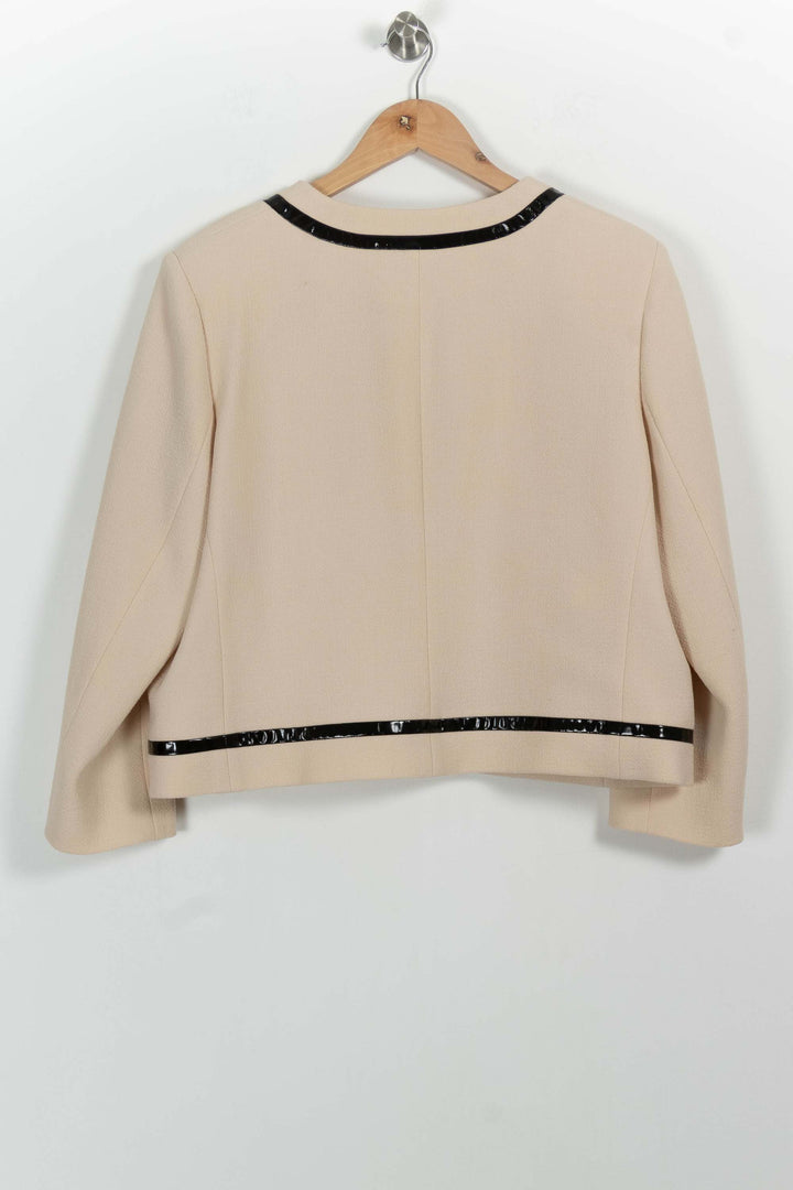 Veste Courte Beige et Noir - Taille XXL/44 de la marque Weill | PARAD100928 - Vendu par Paradigme - Image 4