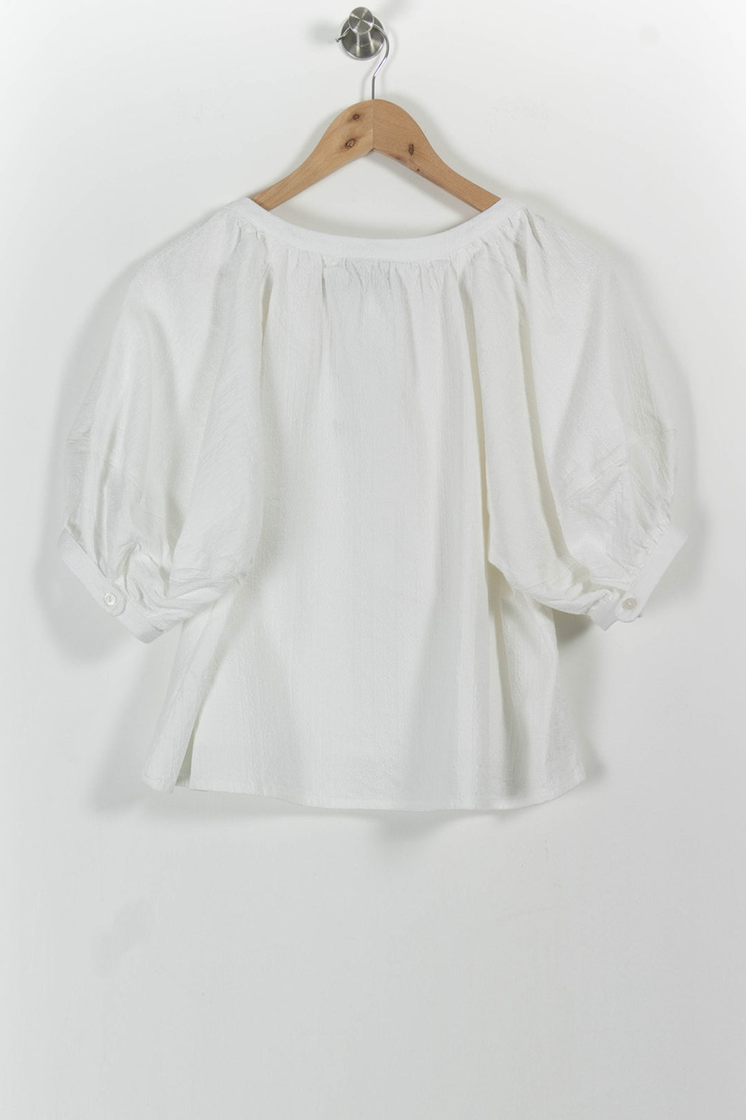Blouse Blanche - Taille S/36 de la marque Rosaé Paris | PARAD100934 - Vendu par Paradigme - Image 4