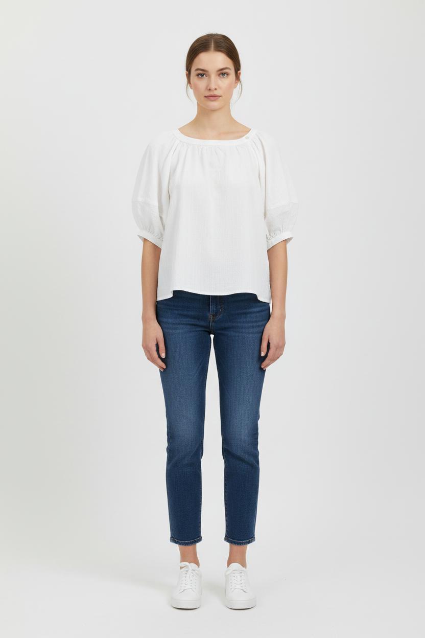Blouse Blanche - Taille S/36 de la marque Rosaé Paris | PARAD100934 - Vendu par Paradigme - Image 1