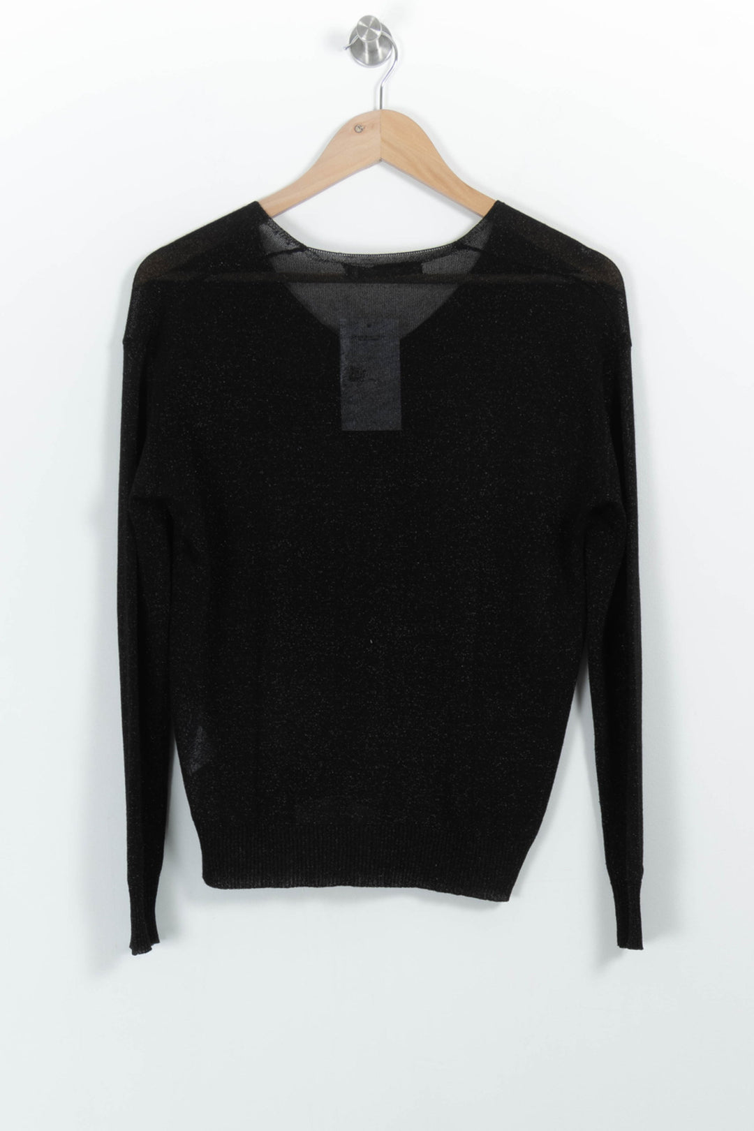 Pull Noir - Taille XS/34 de la marque La Fée Maraboutée | PARAD100935 - Vendu par Paradigme - Image 4