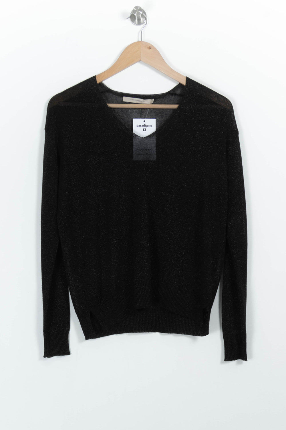 Pull Noir - Taille XS/34 de la marque La Fée Maraboutée | PARAD100935 - Vendu par Paradigme - Image 2