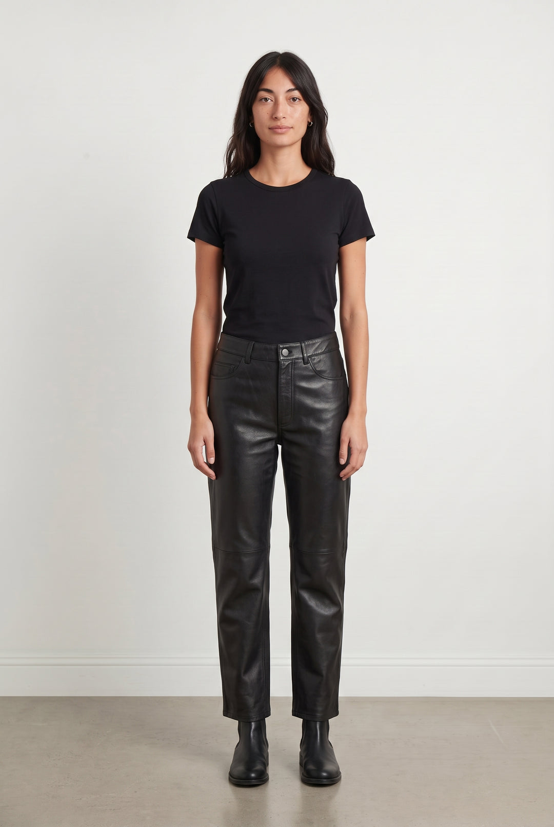 Pantalon Droit Noir - Taille S/36 de la marque Rosaé Paris | PARAD100940 - Vendu par Paradigme - Image 1