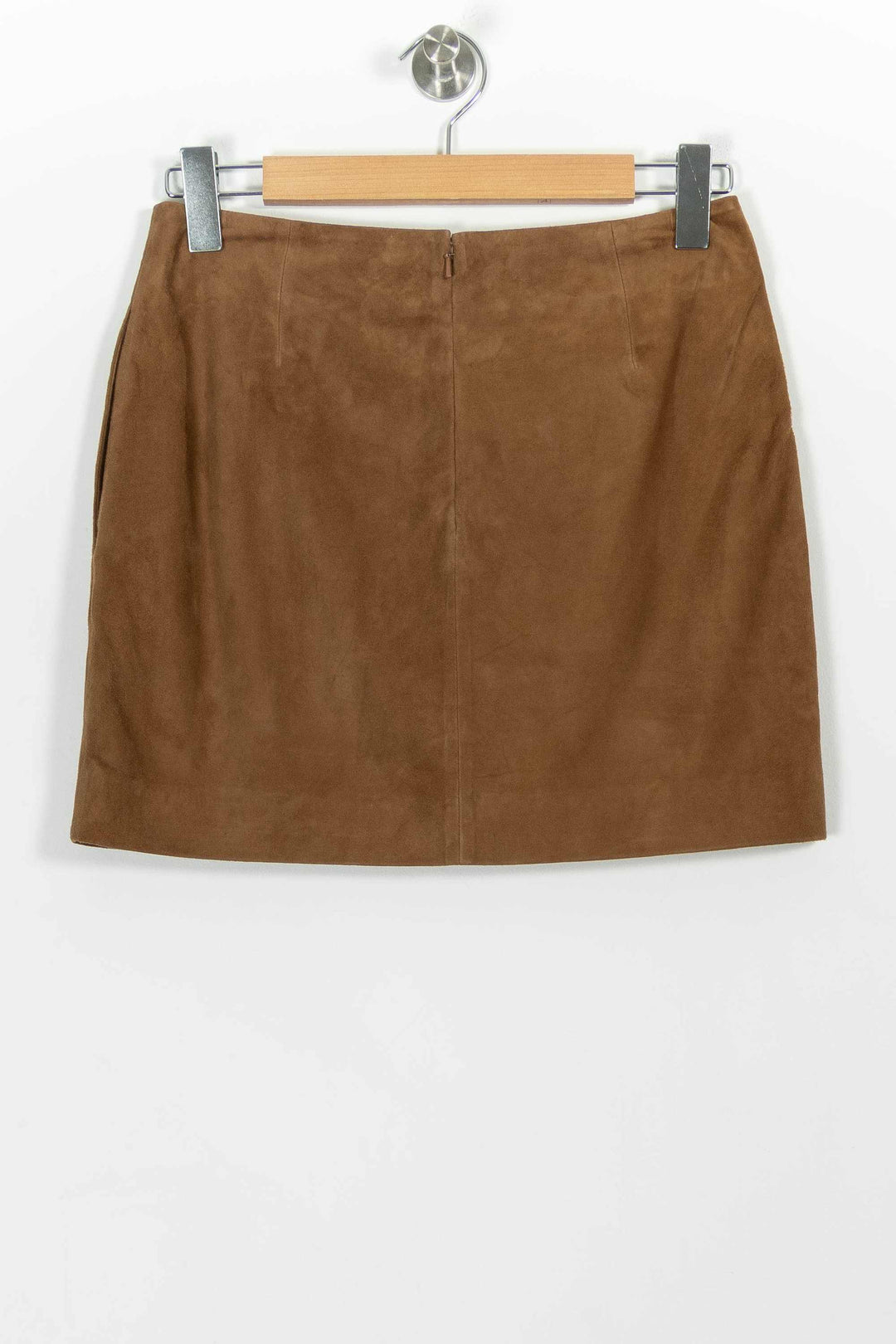 Jupe Courte Marron - Taille S/36 de la marque Rosaé Paris | PARAD100942 - Vendu par Paradigme - Image 4