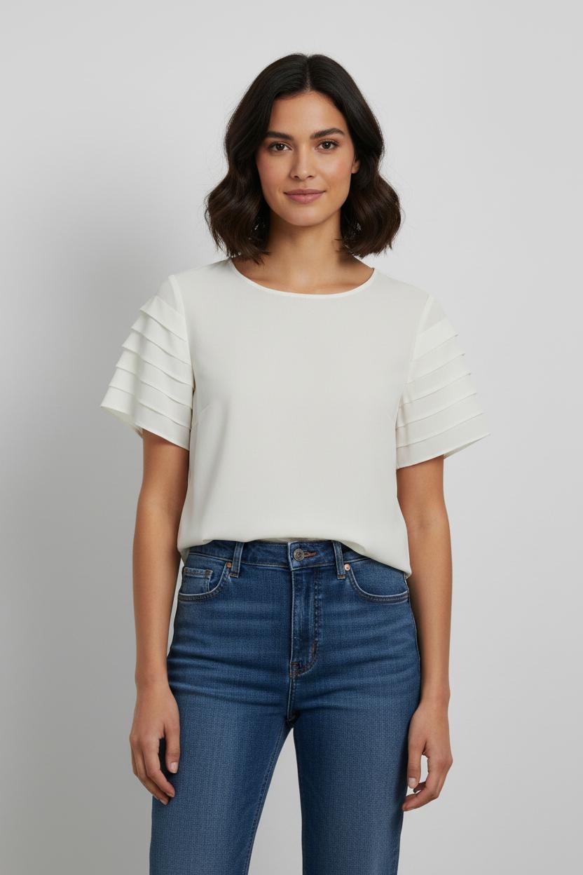 Blouse Beige - Taille L/40 de la marque Weill | PARAD100943 - Vendu par Paradigme - Image 1