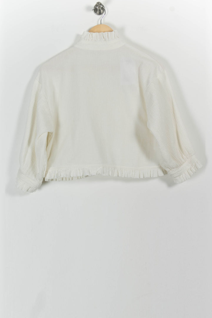 Blouse Beige - Taille S/36 de la marque Rosaé Paris | PARAD100945 - Vendu par Paradigme - Image 4