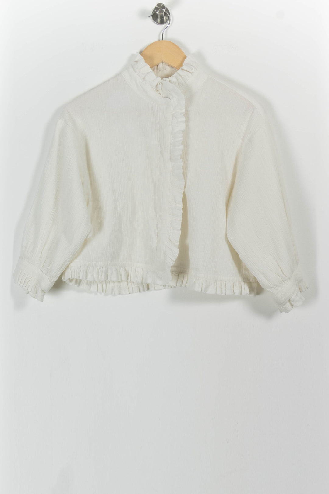 Blouse Beige - Taille S/36 de la marque Rosaé Paris | PARAD100945 - Vendu par Paradigme - Image 2