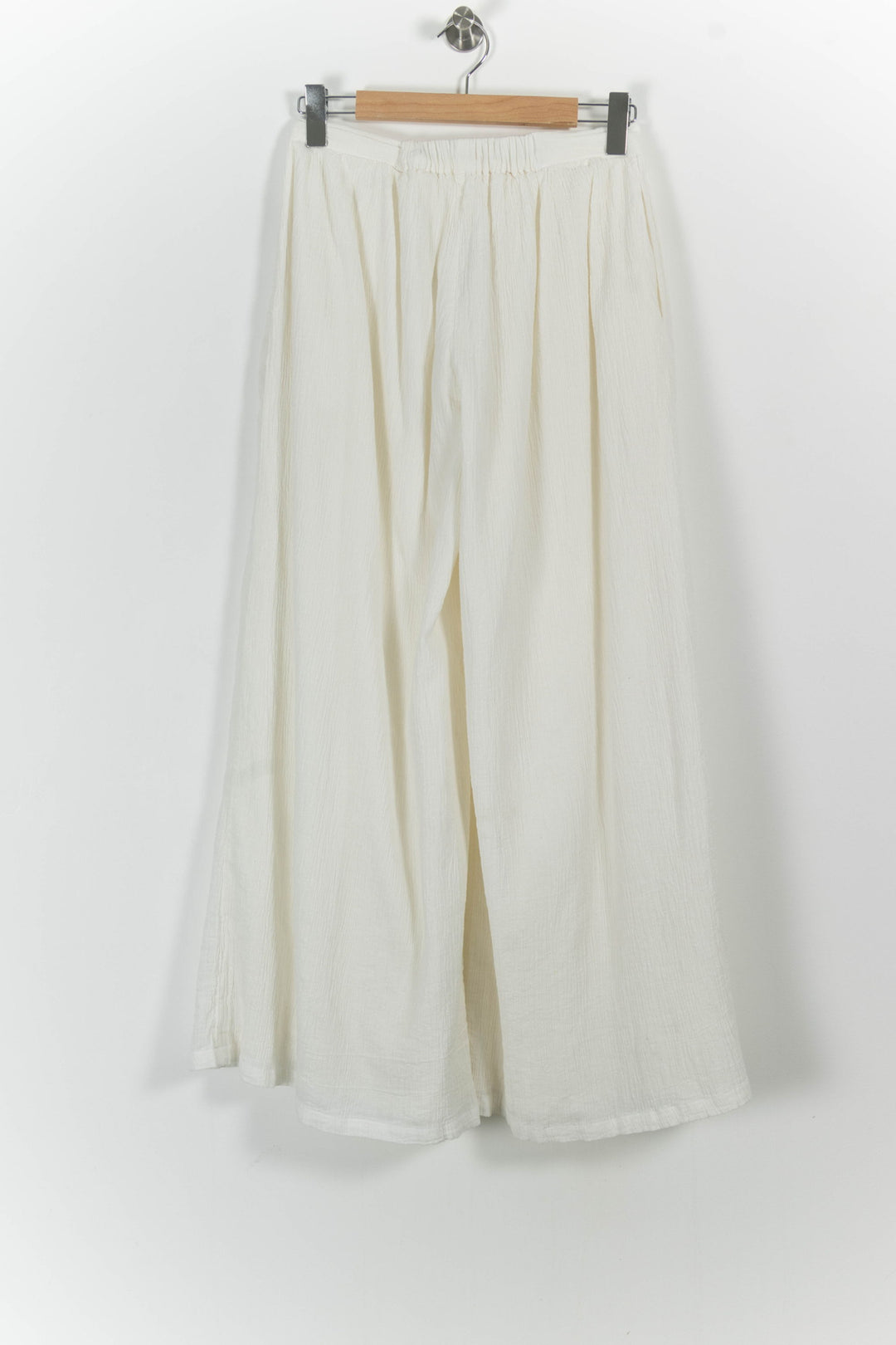 Pantalon Large Beige - Taille XL/42 de la marque Rosaé Paris | PARAD100947 - Vendu par Paradigme - Image 4