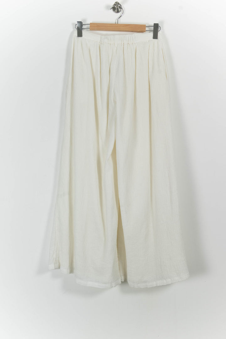 Pantalon Large Beige - Taille XL/42 de la marque Rosaé Paris | PARAD100947 - Vendu par Paradigme - Image 4