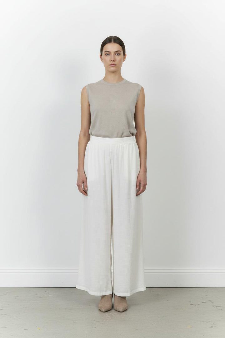 Pantalon Large Beige - Taille XL/42 de la marque Rosaé Paris | PARAD100947 - Vendu par Paradigme - Image 1