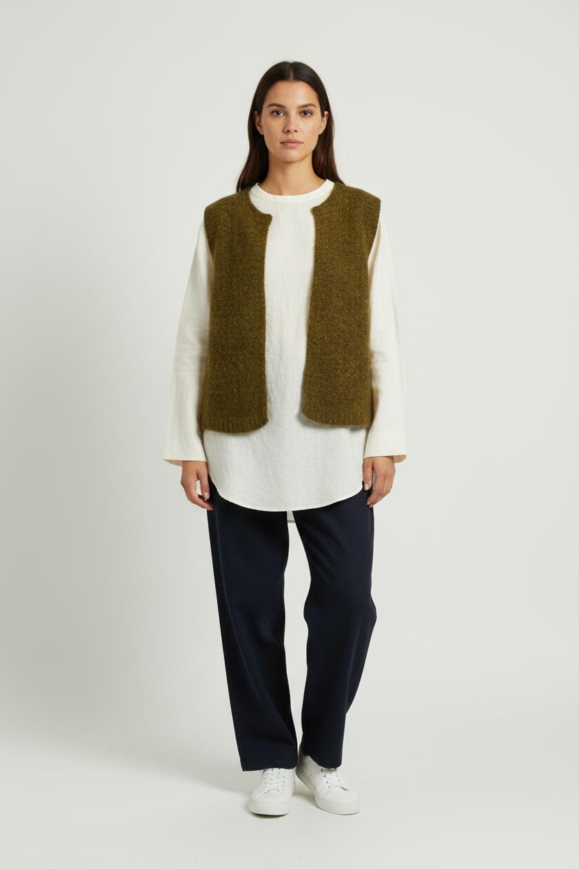 Gilet Vert - Taille M/38 de la marque Sud express | PARAD100948 - Vendu par Paradigme - Image 1