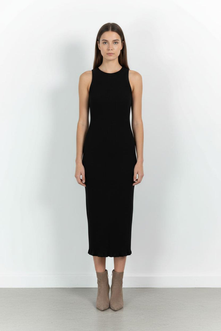 Robe Sans Manches Noire - Taille S/36 de la marque Rosaé Paris | PARAD100953 - Vendu par Paradigme - Image 1