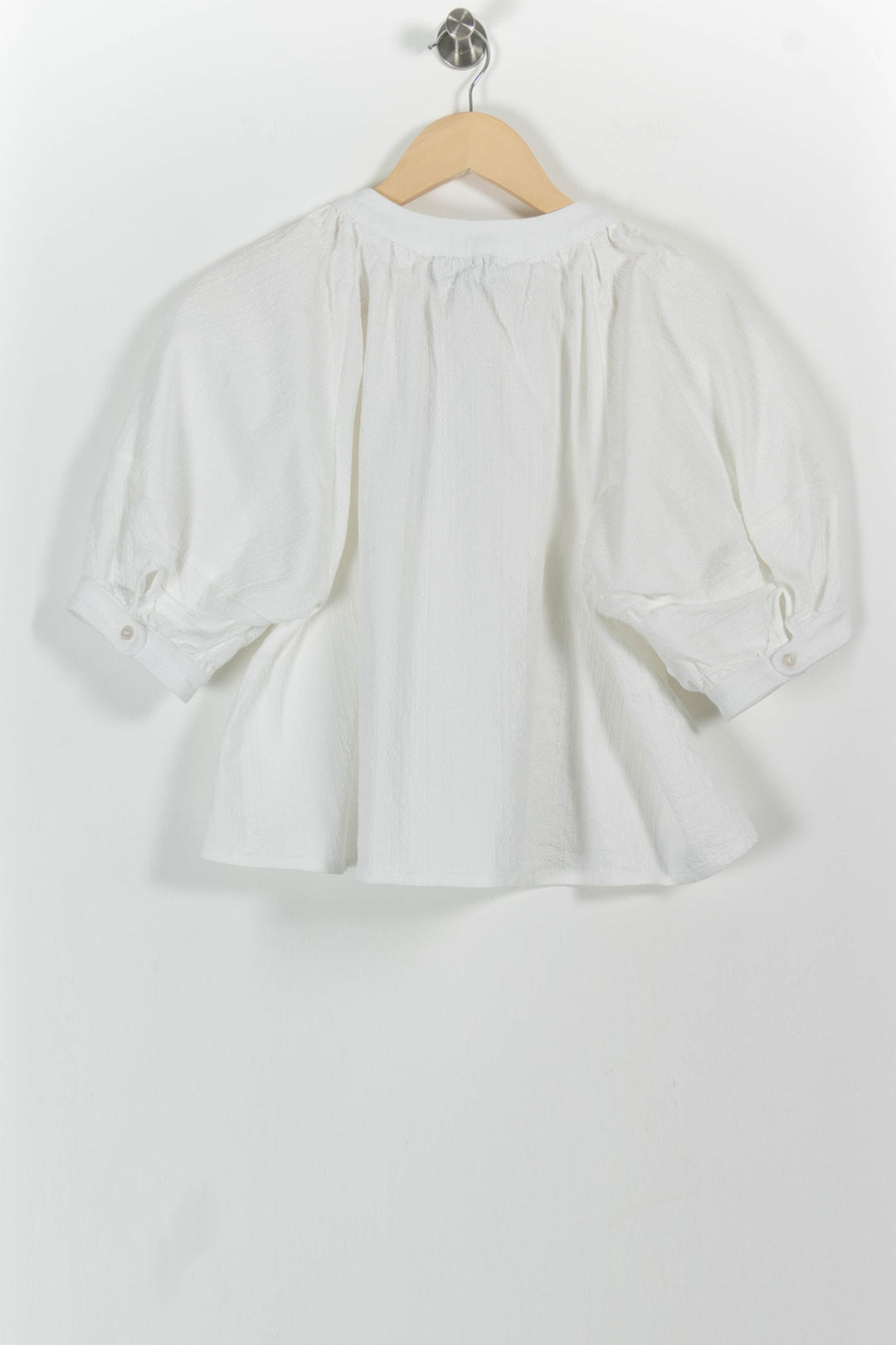Blouse Blanche - Taille S/36 de la marque Rosaé Paris | PARAD100955 - Vendu par Paradigme - Image 4