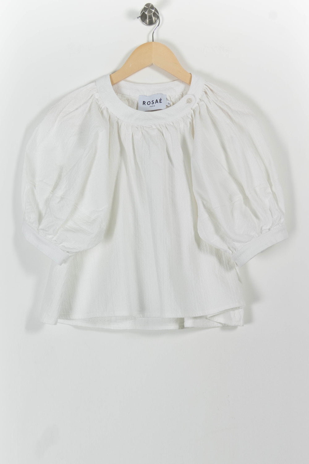 Blouse Blanche - Taille S/36 de la marque Rosaé Paris | PARAD100955 - Vendu par Paradigme - Image 2