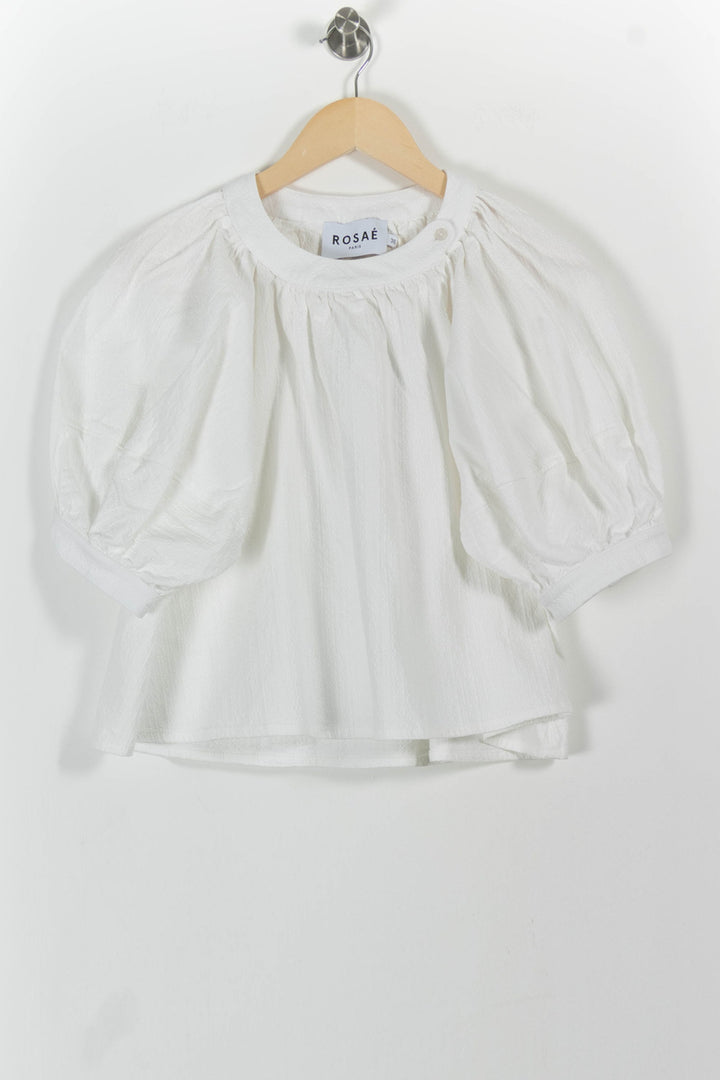 Blouse Blanche - Taille S/36 de la marque Rosaé Paris | PARAD100955 - Vendu par Paradigme - Image 2