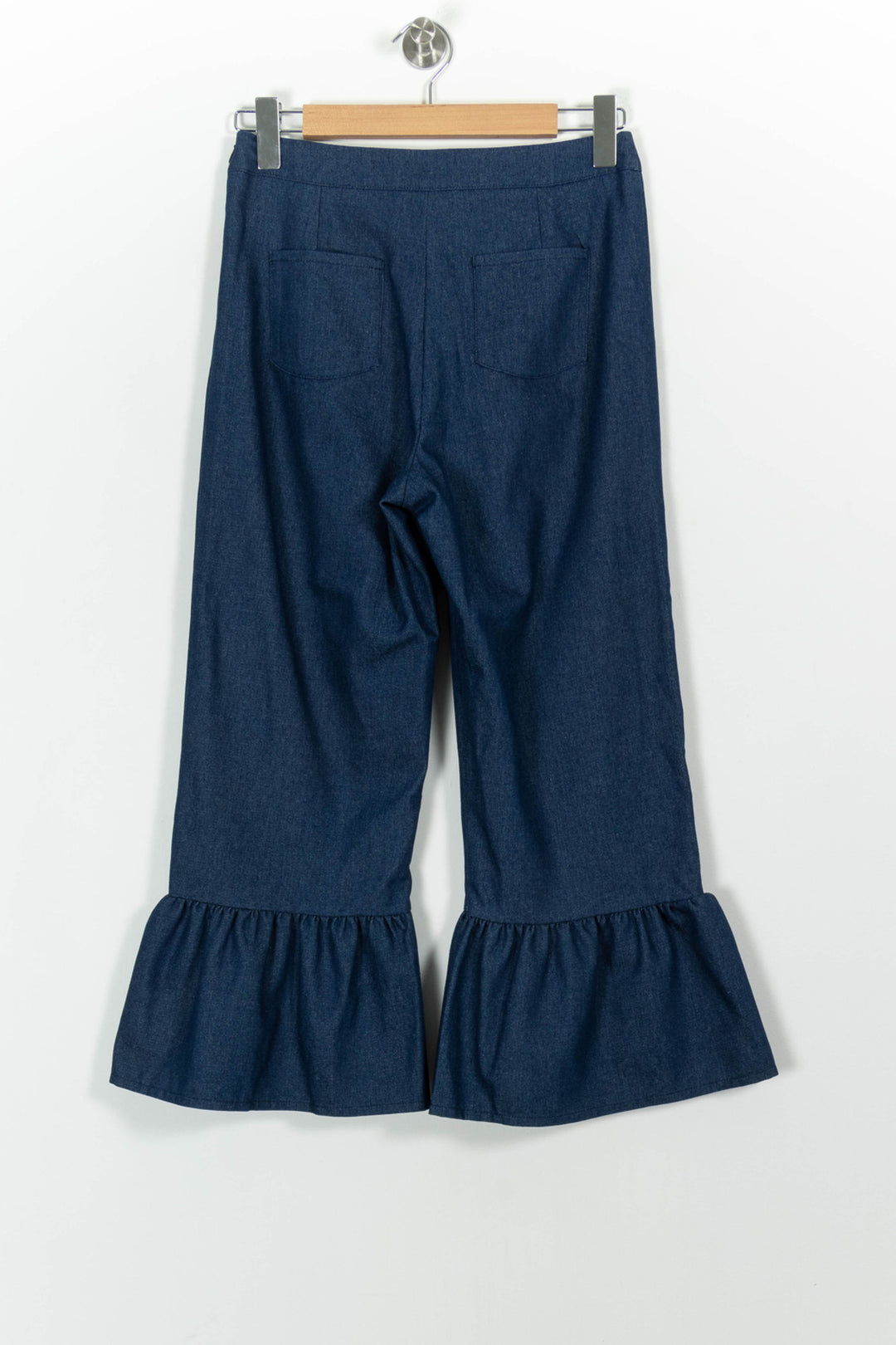 Pantalon Évasé Bleu - Taille S/36 de la marque Rosaé Paris | PARAD100958 - Vendu par Paradigme - Image 4
