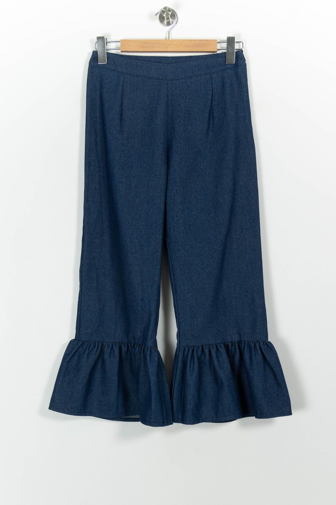 Pantalon Évasé Bleu - Taille S/36 de la marque Rosaé Paris | PARAD100958 - Vendu par Paradigme - Image 2