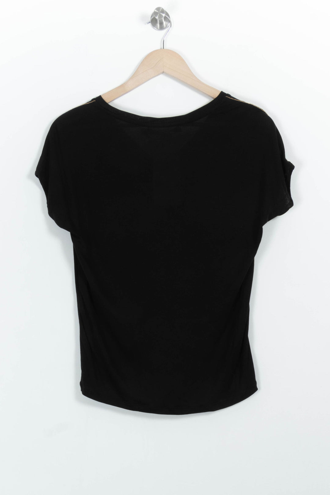 Tee-shirt Noir - Taille XS/34 de la marque La Fée Maraboutée | PARAD100959 - Vendu par Paradigme - Image 4