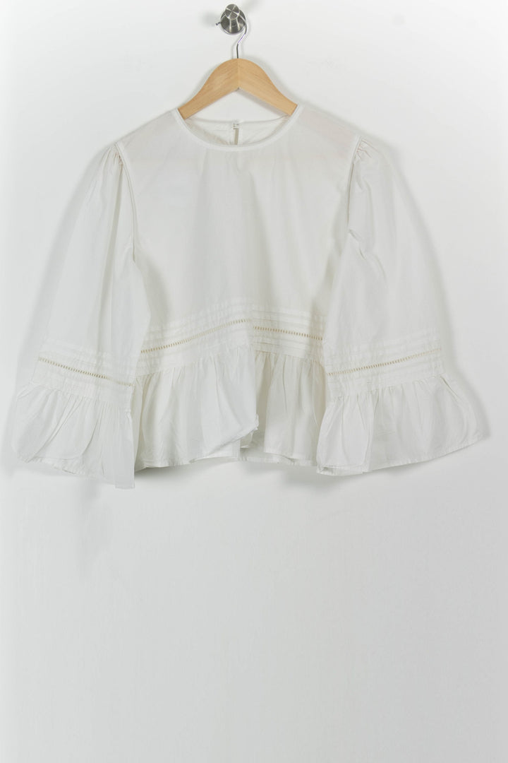 Blouse Blanche - Taille S/36 de la marque Rosaé Paris | PARAD100962 - Vendu par Paradigme - Image 2