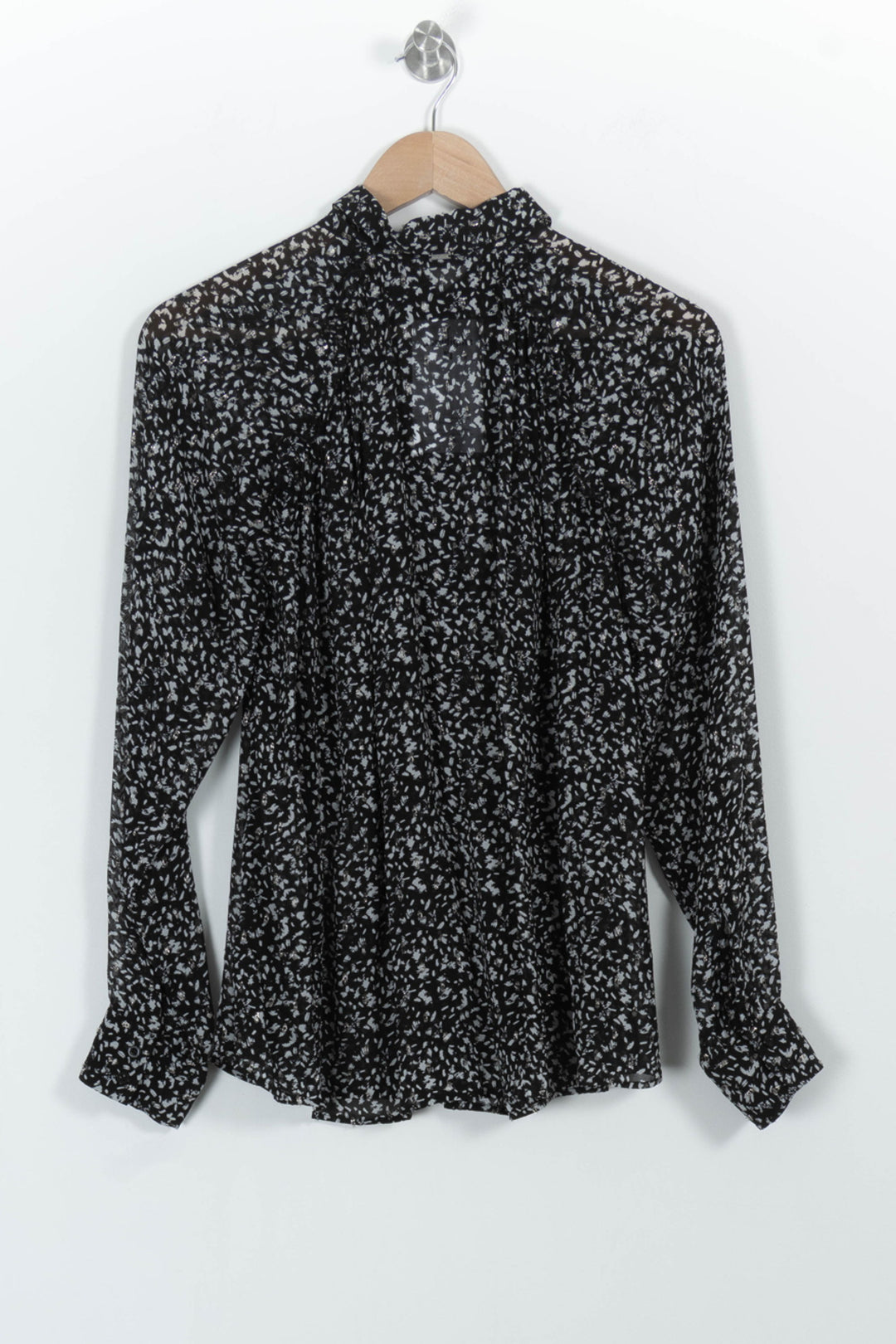 Blouse Noire et Blanche - Taille S/36 de la marque IKKS | PARAD100968 - Vendu par Paradigme - Image 4