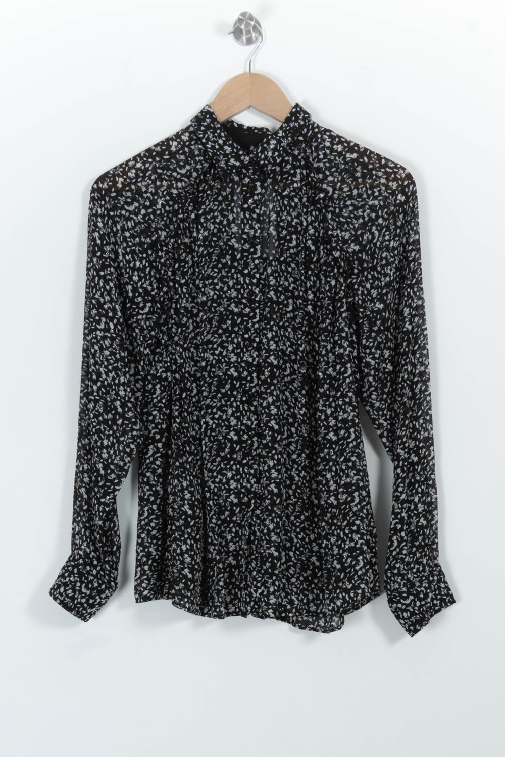 Blouse Noire et Blanche - Taille S/36 de la marque IKKS | PARAD100968 - Vendu par Paradigme - Image 2