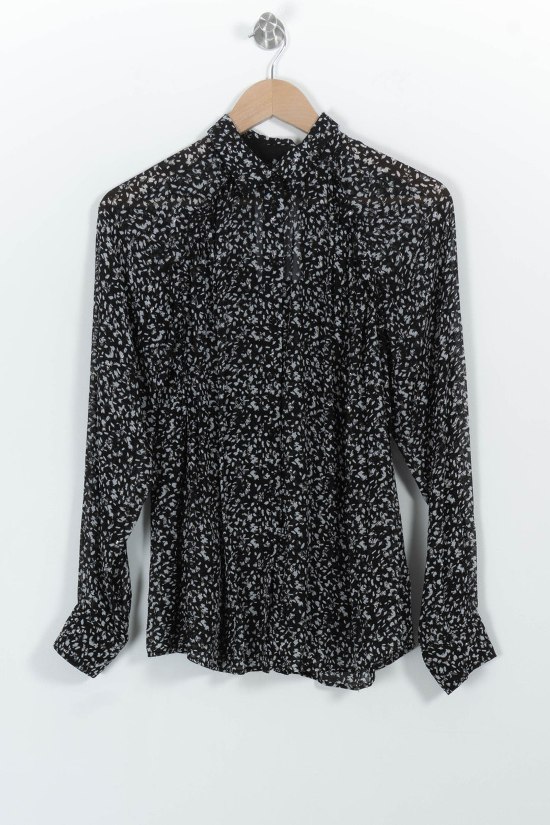 Blouse Noire et Blanche - Taille S/36 de la marque IKKS | PARAD100968 - Vendu par Paradigme - Image 2