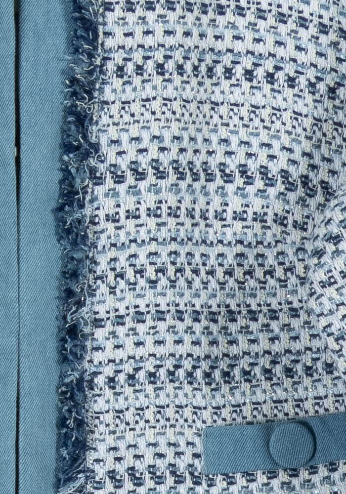 Veste Tweed Bleu et Blanc - Taille XXXL/46 de la marque Weill | PARAD100972 - Vendu par Paradigme - Image 3