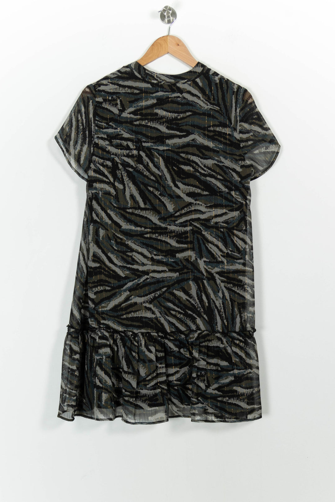 Robe Courte Noire et Grise - Taille M/38 de la marque IKKS | PARAD100981 - Vendu par Paradigme - Image 4
