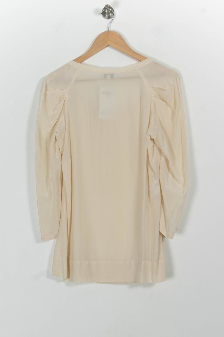 Blouse Beige - Taille M/38 de la marque Gerard Darel | PARAD100984 - Vendu par Paradigme - Image 4