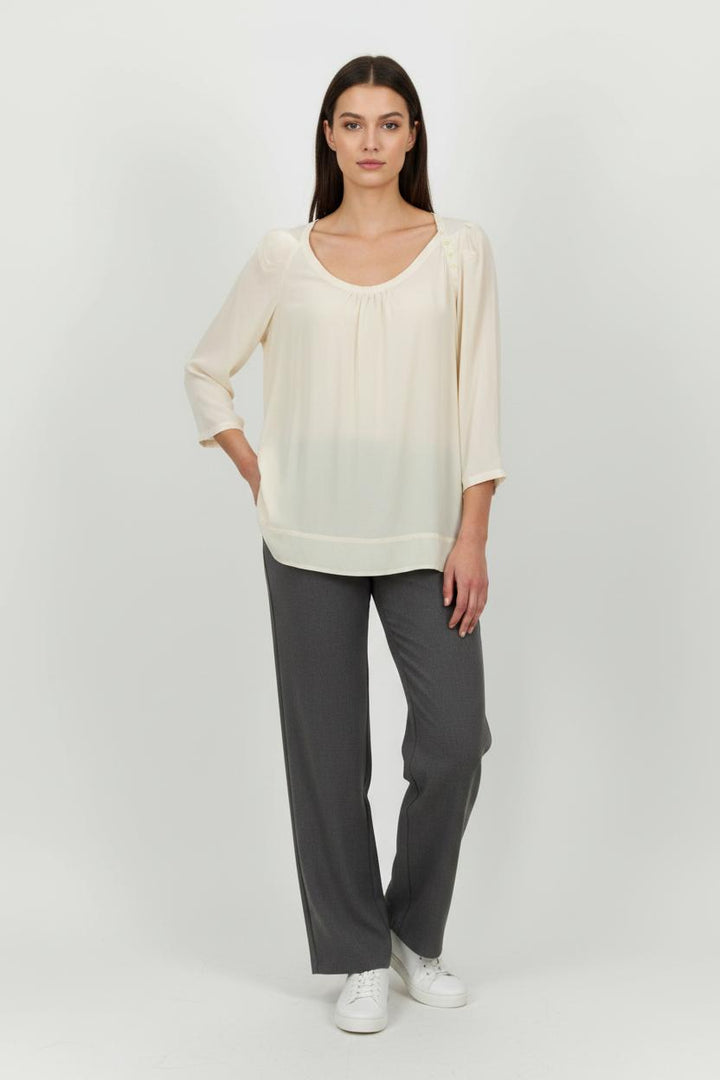 Blouse Beige - Taille M/38 de la marque Gerard Darel | PARAD100984 - Vendu par Paradigme - Image 1