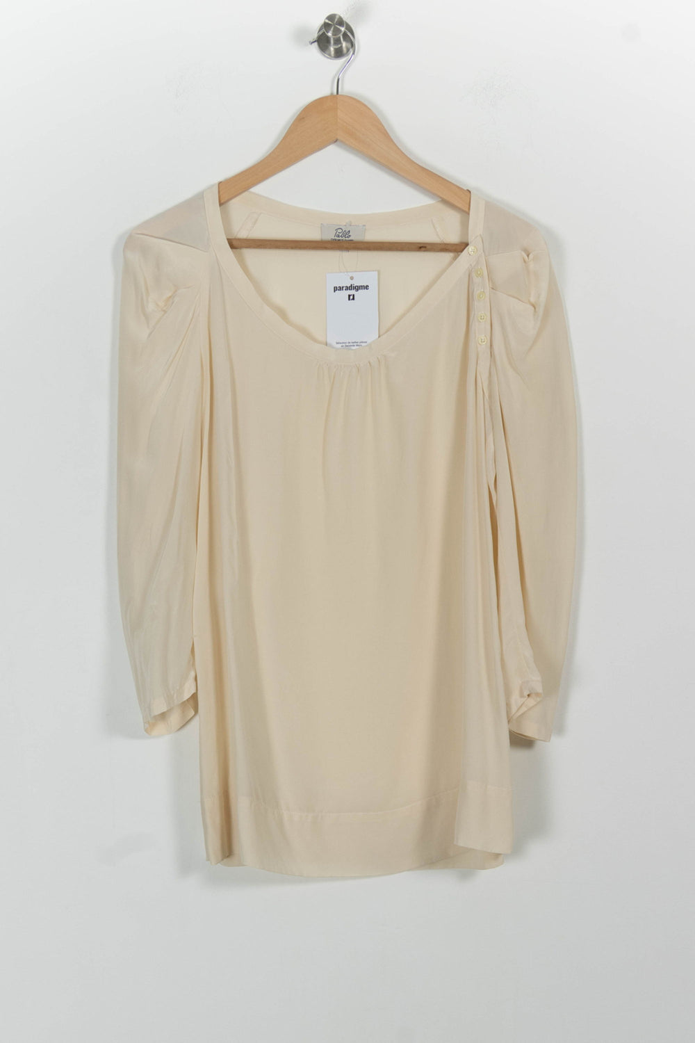 Blouse Beige - Taille M/38 de la marque Gerard Darel | PARAD100984 - Vendu par Paradigme - Image 2