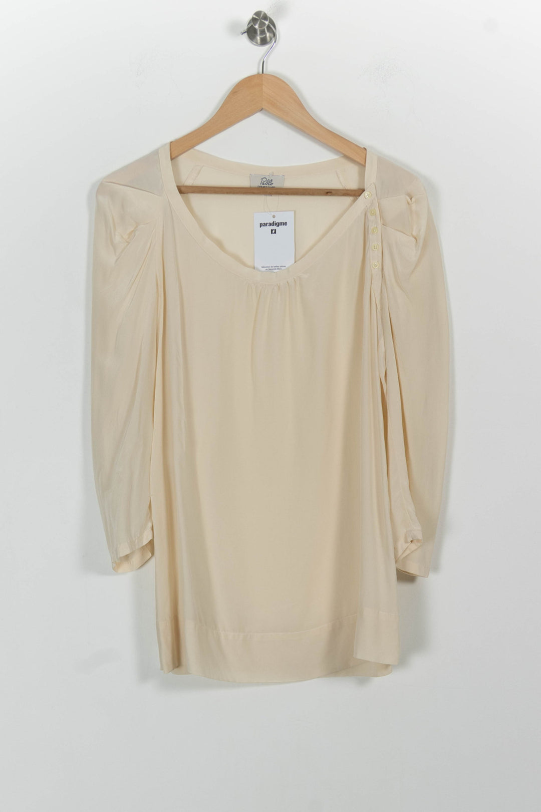Blouse Beige - Taille M/38 de la marque Gerard Darel | PARAD100984 - Vendu par Paradigme - Image 2