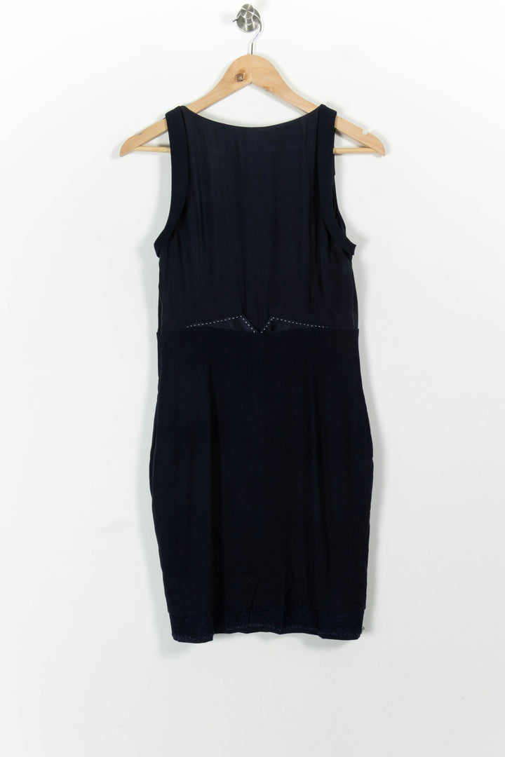 Robe Droite Bleu - Taille M/38 de la marque Paule Ka | PARAD100985 - Vendu par Paradigme - Image 4