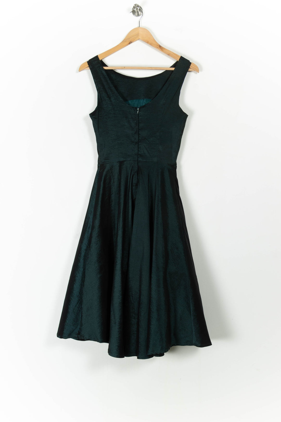 Robe Évasée Verte - Taille S/36 de la marque Derhy | PARAD100986 - Vendu par Paradigme - Image 4