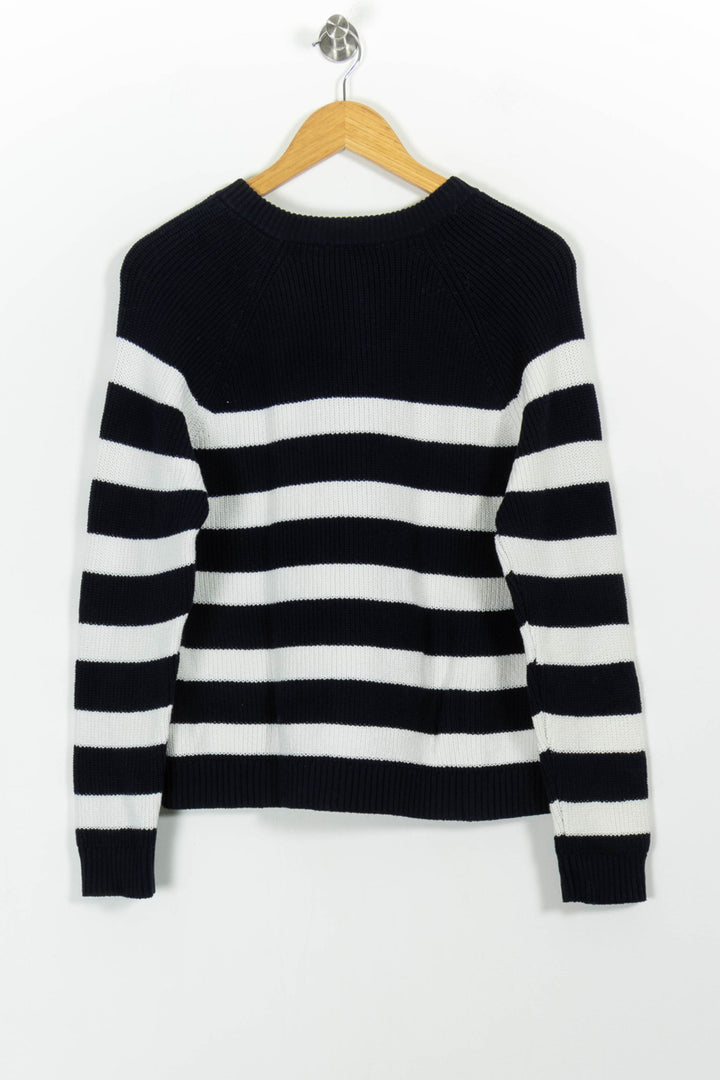 Pull Rayé Bleu Marine et Blanc - Taille M/38 de la marque Sézane | PARAD100987 - Vendu par Paradigme - Image 4