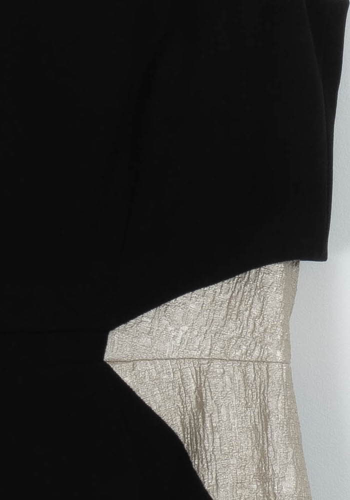 Robe droite Noire et Blanche - Taille M/38 de la marque Paule Ka | PARAD100988 - Vendu par Paradigme - Image 3