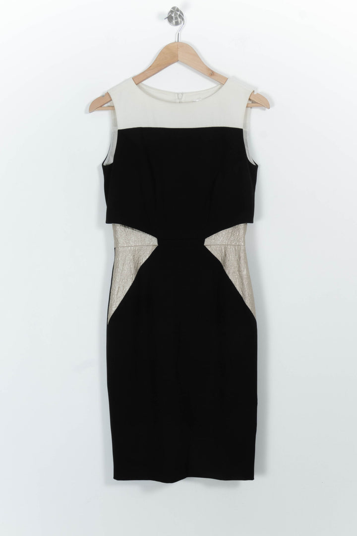 Robe droite Noire et Blanche - Taille M/38 de la marque Paule Ka | PARAD100988 - Vendu par Paradigme - Image 2
