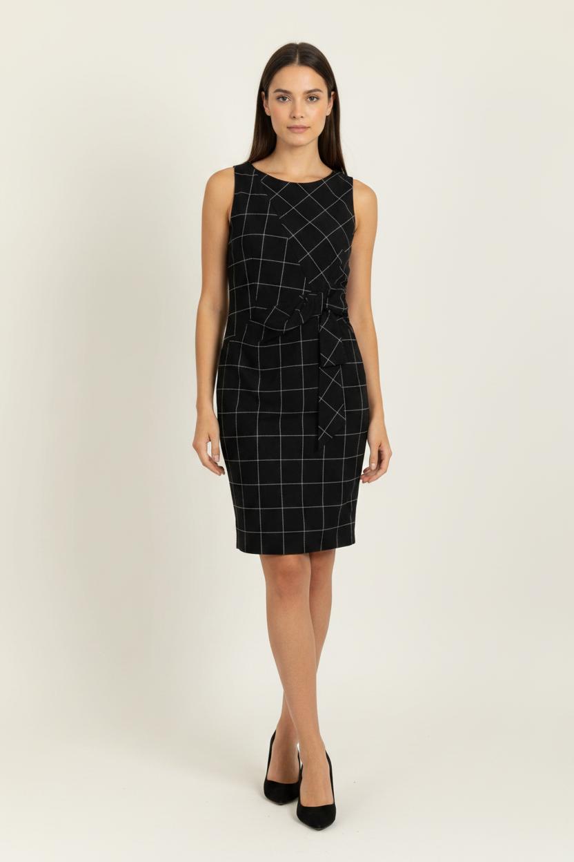 Robe Noire et Blanche - Taille M/38 de la marque Paule Ka | PARAD100992 - Vendu par Paradigme - Image 1