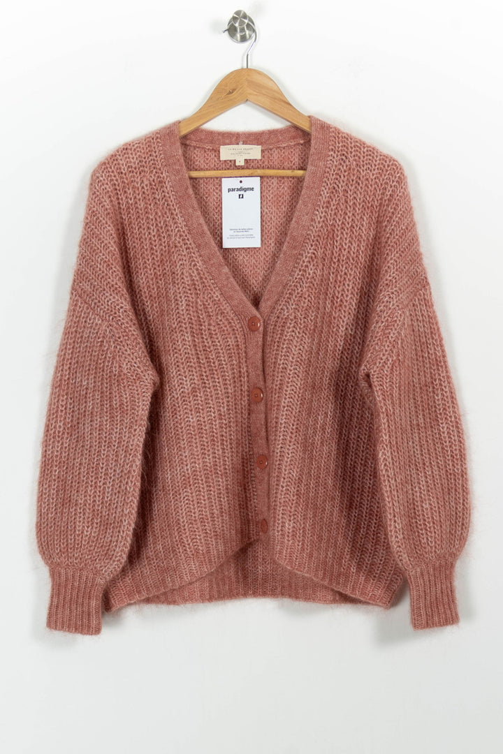 Cardigan Rose - Taille S/36 de la marque Sézane | PARAD100993 - Vendu par Paradigme - Image 2
