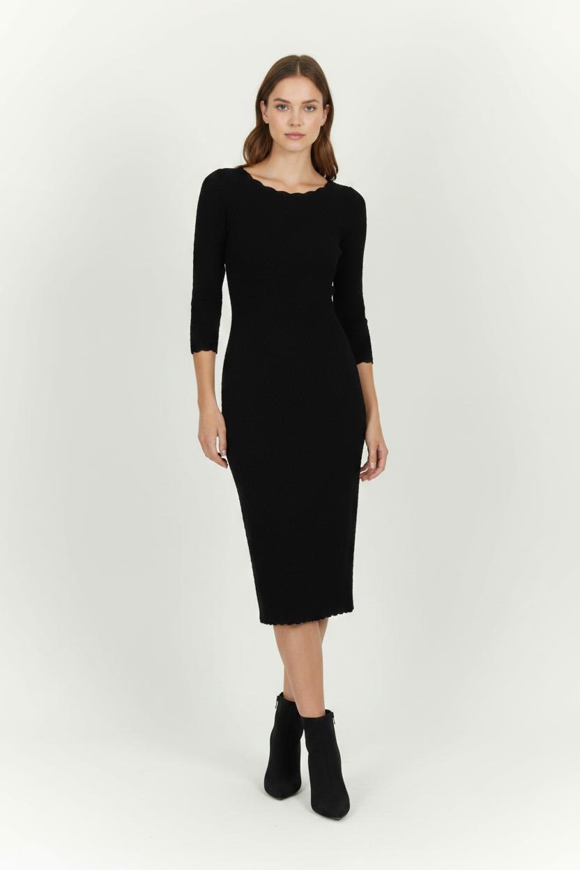 Robe Longue Noire - Taille S/36 de la marque Sézane | PARAD100994 - Vendu par Paradigme - Image 1