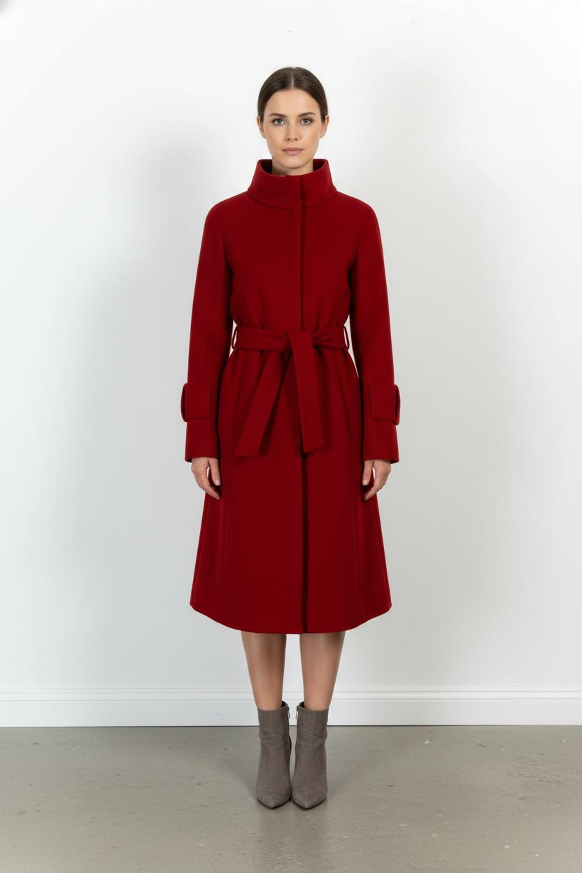 Manteau Rouge - Taille M/38 de la marque Paule Ka | PARAD100995 - Vendu par Paradigme - Image 1