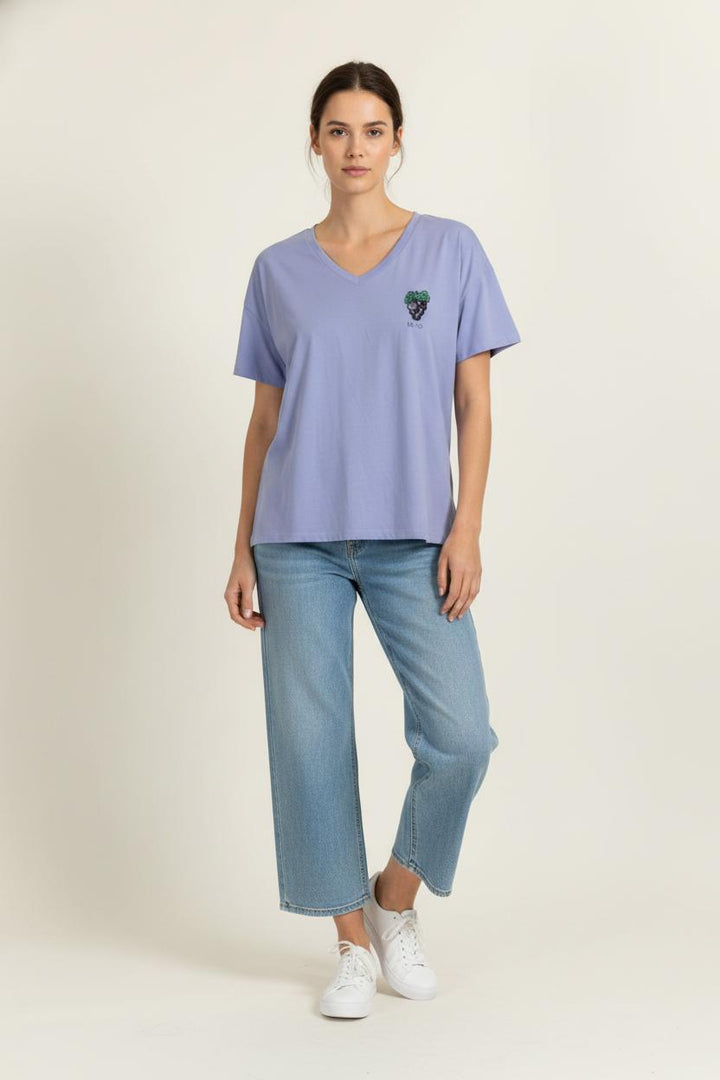 Tee-shirt Violet - Taille XL/42 de la marque Liu Jo | PARAD100999 - Vendu par Paradigme - Image 1