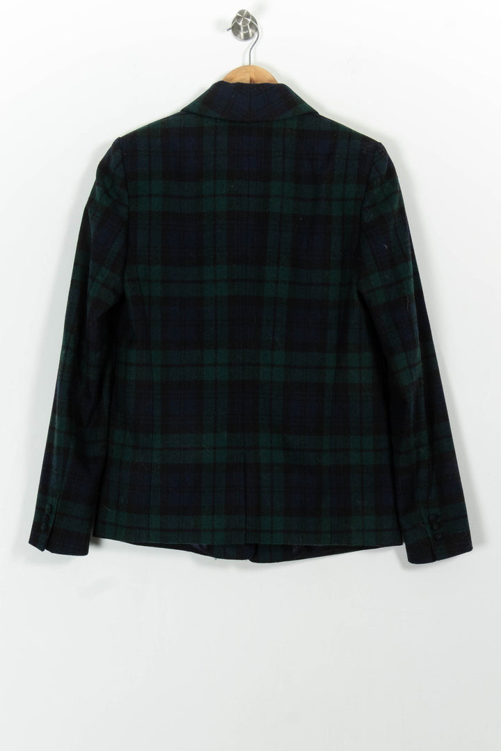 Veste à Carreaux Verte et Noire - Taille M/38 de la marque Sézane | PARAD101001 - Vendu par Paradigme - Image 4