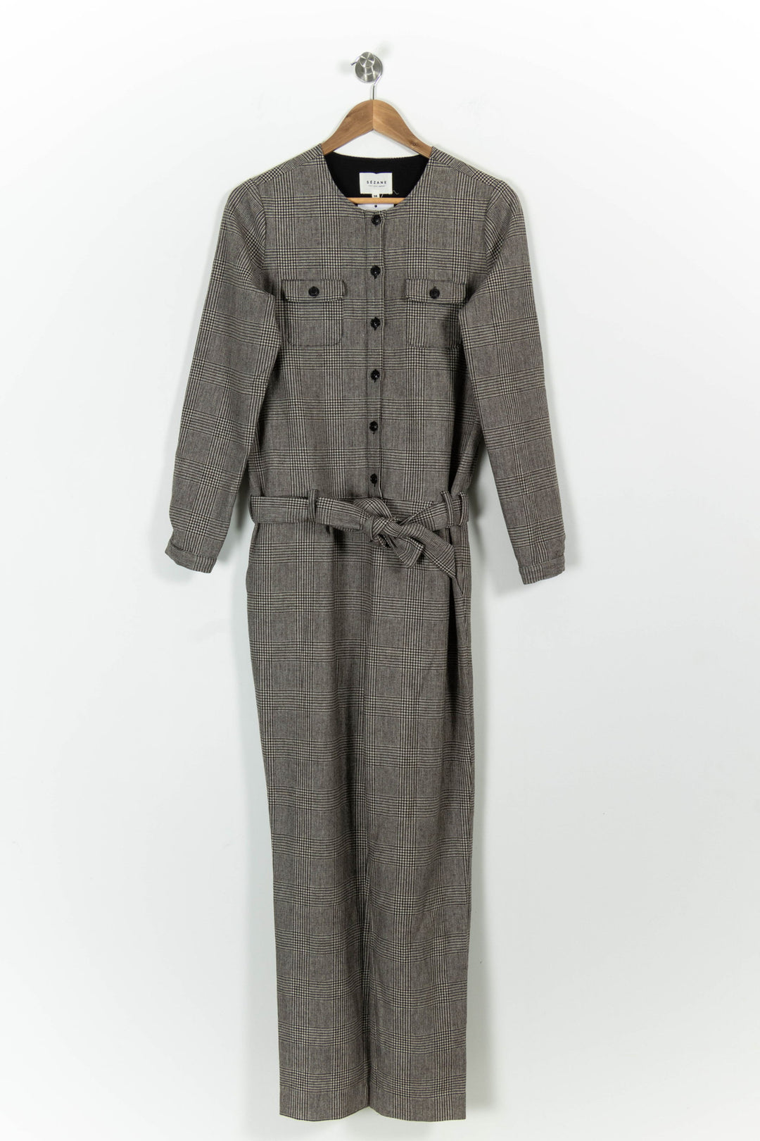 Combinaison Pantalon Grise - Taille M/38 de la marque Sézane | PARAD101003 - Vendu par Paradigme - Image 2