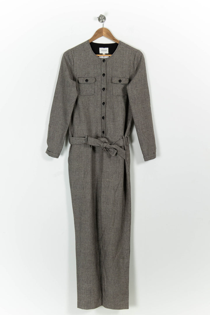Combinaison Pantalon Grise - Taille M/38 de la marque Sézane | PARAD101003 - Vendu par Paradigme - Image 2