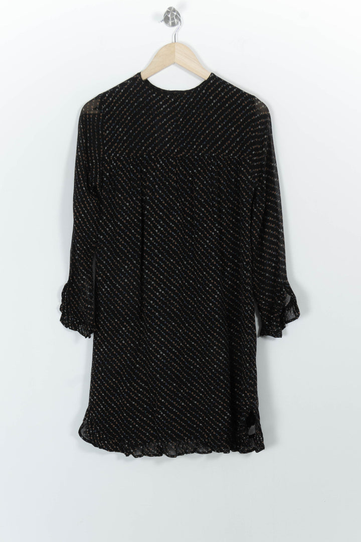 Robe Midi Noire - Taille XS/34 de la marque Ganni | PARAD101004 - Vendu par Paradigme - Image 4
