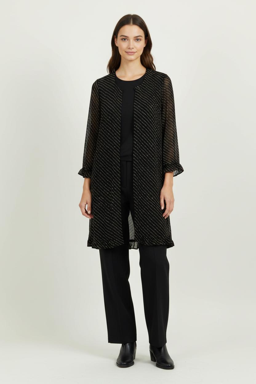 Robe Midi Noire - Taille XS/34 de la marque Ganni | PARAD101004 - Vendu par Paradigme - Image 1